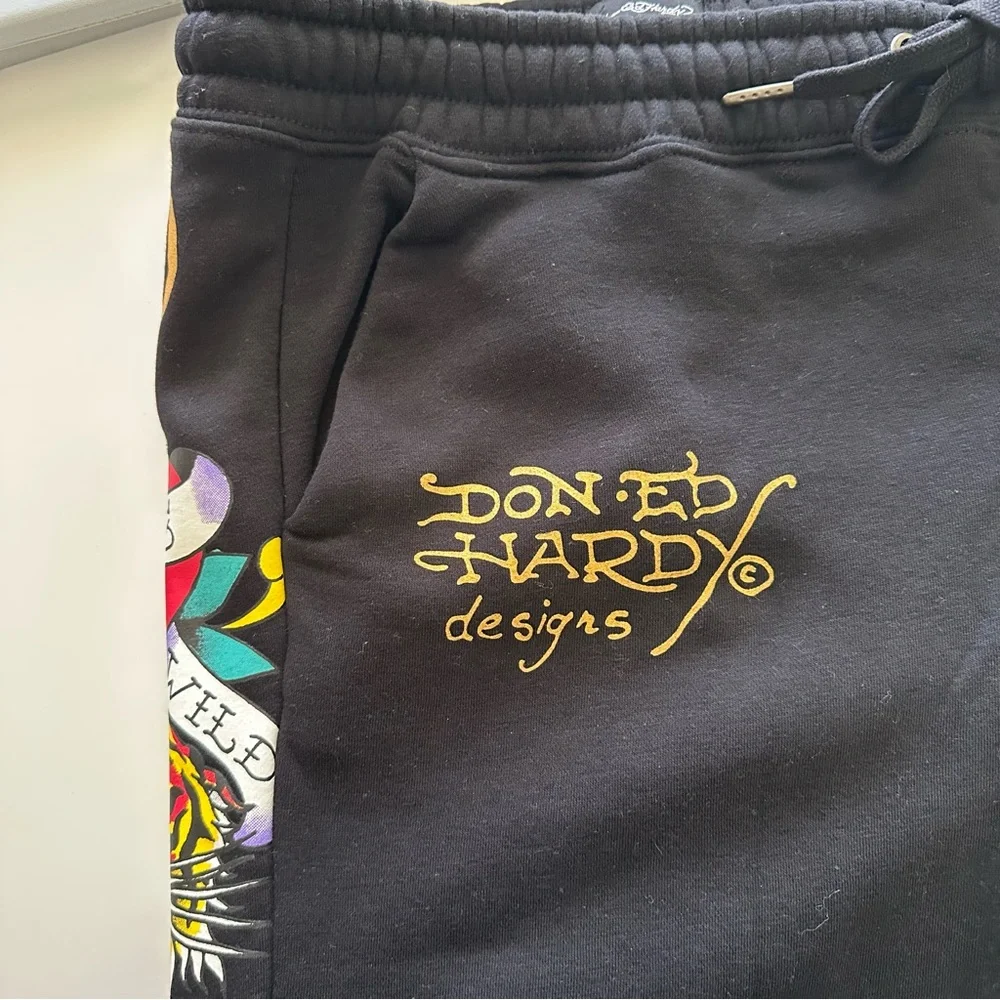 Ed Hardy Retro SET Tiger insulated suit pants and sweatshirt size L - Picture 9 of 9